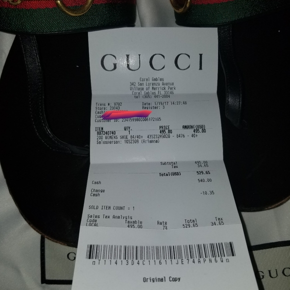 Womens Gucci Sandals SOLD - Picture 2 of 5